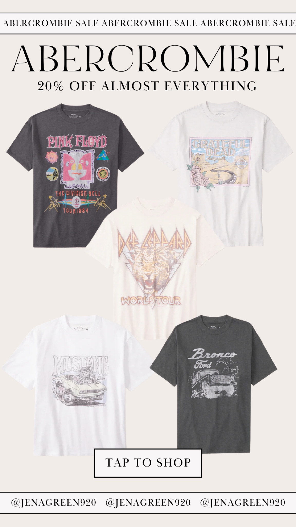 Abercrombie Sale | Abercrombie Discount | Abercrombie Deals | Graphic Tees 

#LTKSeasonal #LTKunder50 #LTKsalealert