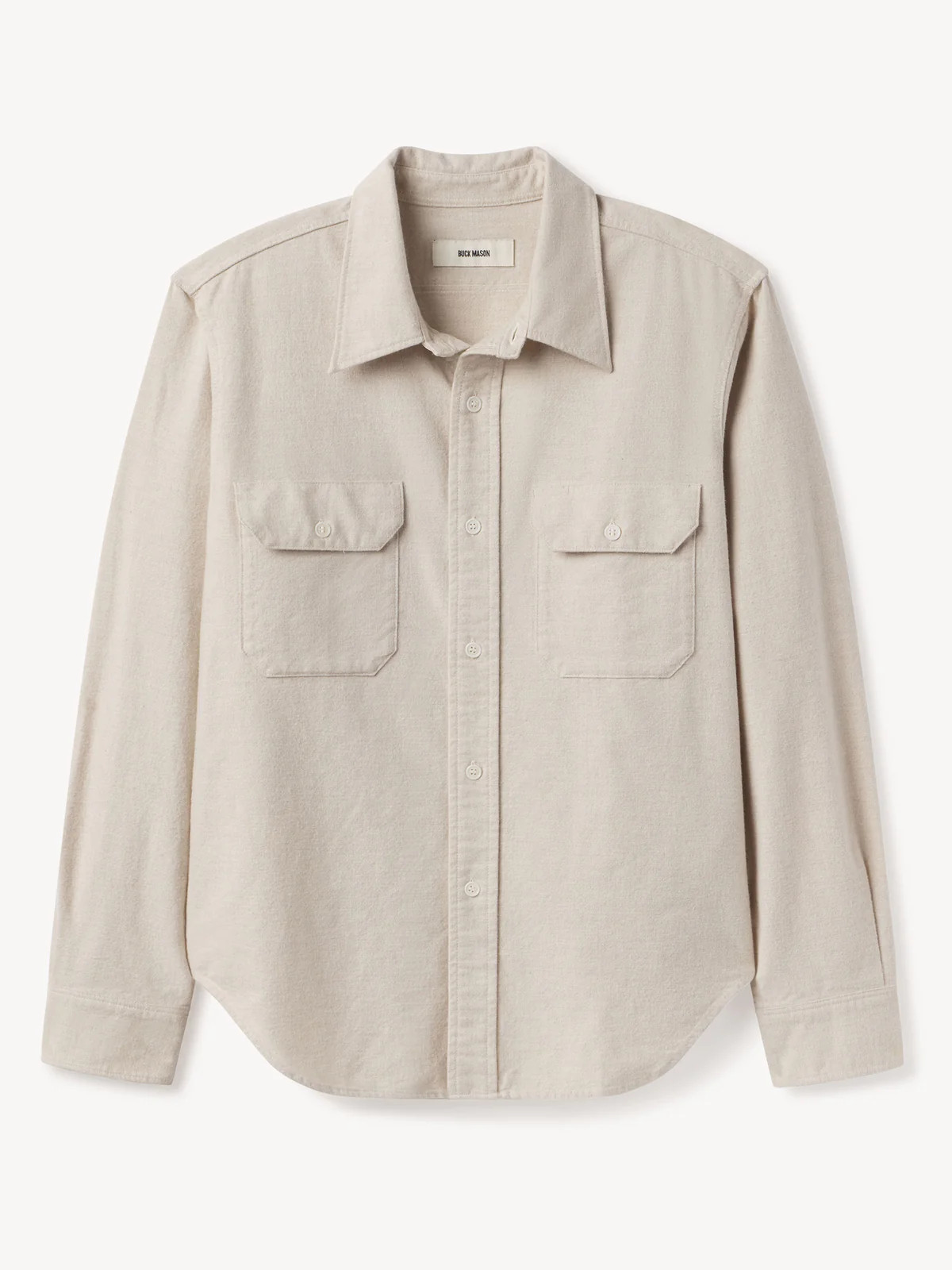 Oatmeal Craftsman Chamois Work Shirt - Buck Mason- Modern American Classics | Buck Mason