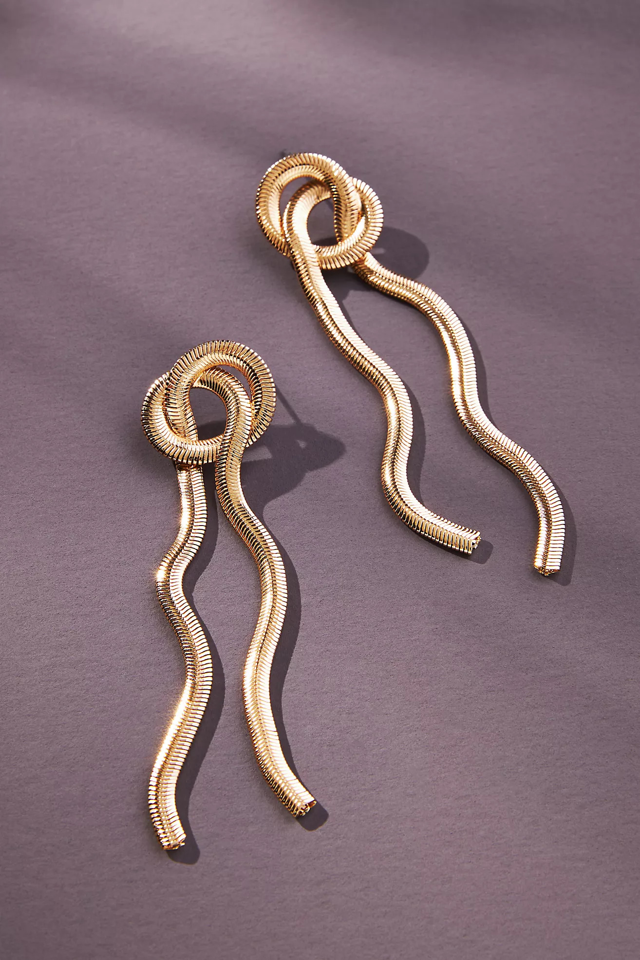 Snake Chain Loop Earrings | Anthropologie (US)