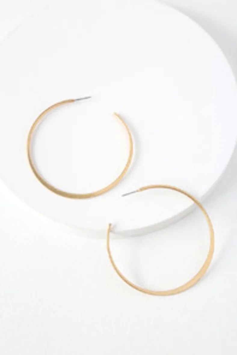 Alter Ego Gold Hoop Earrings | Lulus (US)
