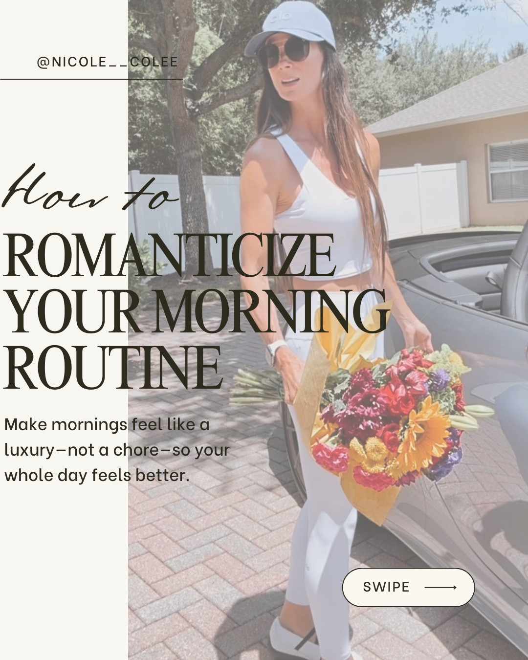 Romanticizing your mornings isn’t about being extra—it’s about being intentional 🤍

When you slow down your skincare, move your body with love, and actually enjoy getting ready… your whole day shifts.

This is your reminder: your morning deserves care, too.



#MorningRoutine #NicoleColeeStyle #WellnessRituals #RomanticizeYourLife #CalmConfidence

#LTKOver40 #LTKActive