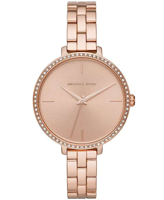Women's Rose Gold-Tone Stainless Steel Bracelet Watch 39mm | Macys (US)
