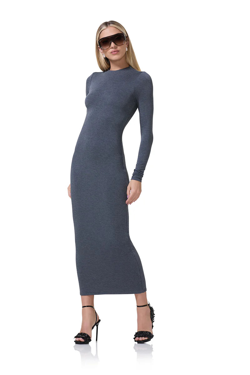 Juniper Dress - Heather Charcoal | ShopAFRM