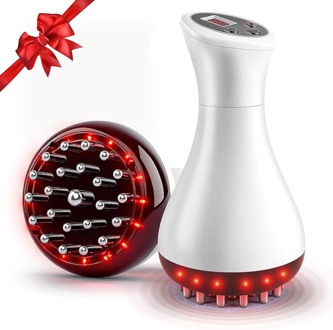Multford Lymphatic Drainage Massager & Anti Cellulite Massage Tool,White | Amazon (US)