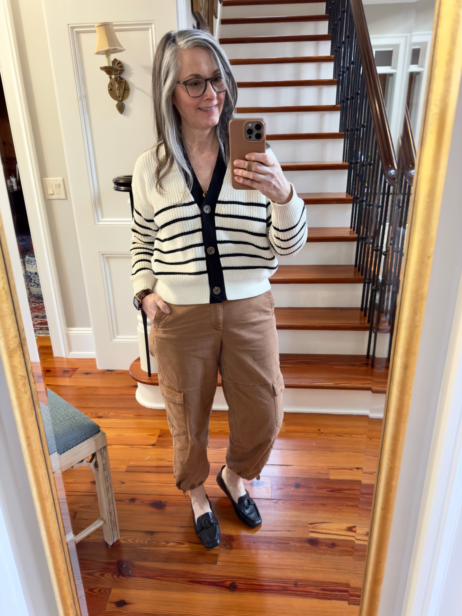I have 2 of these Quince cotton cropped sweaters. I have this black and white v neck cardigan and white. They are my absolute favorite Quince find. They are fabulous on their own or unbuttoned as an extra layer. The shoes and pants are from previous seasons. 

Small in sweater 

Early spring | Quince 

#LTKOver40 #LTKFindsUnder100 #LTKStyleTip