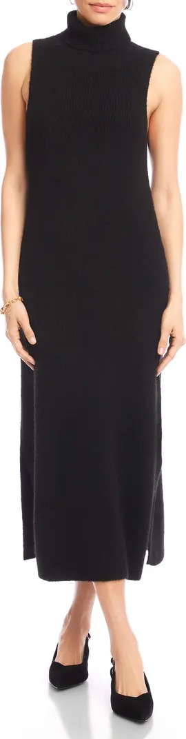 Karen Kane Turtleneck Sleeveless Sweater Midi Dress | Nordstrom | Nordstrom