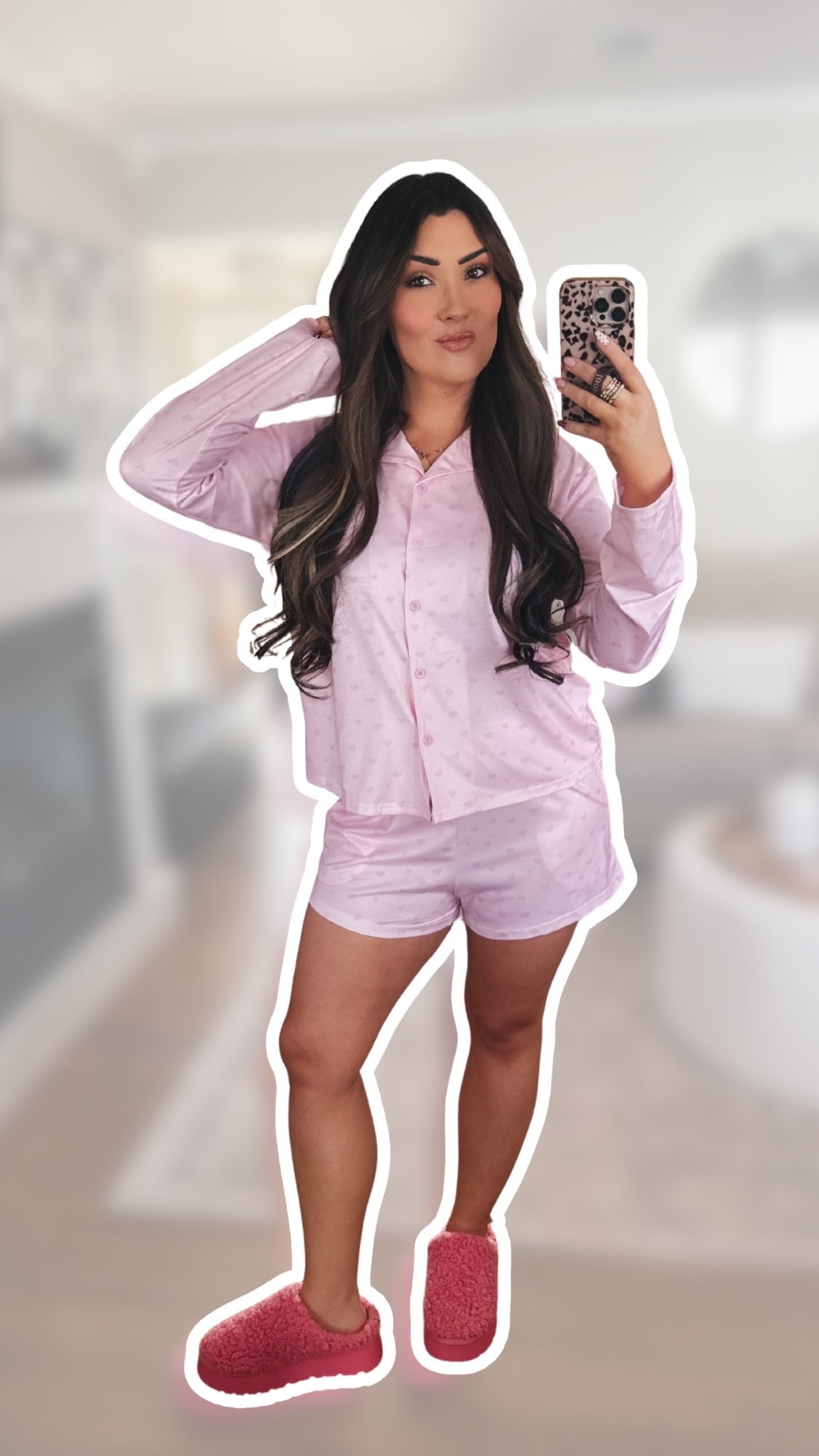 I am loving this Amazon pajamas set! I am wearing a size medium in these. I always throw on a pair of slippers in the morning! Can’t get enough of these pink ones 🩷

#LTKootd #LTKSeasonal #LTKdayinmylife