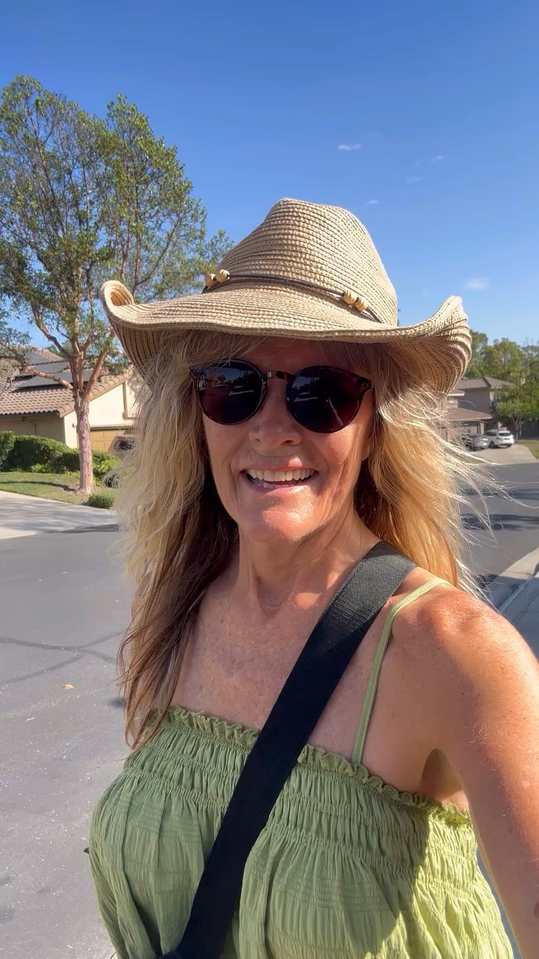✨ Summer Vibes ✨

This little flowy dress from SHEIN is so so perfect for hot weather! We’ve had a few days over 90°, and I needed something cool and comfortable, especially on my walk! I’m wearing size XS. Love this sun hat!  It has a shapeable brim that can be rolled up for a cowgirl look, or rolled down for more sun coverage. I can throw it in my suitcase flat and re-shape it to wear! It has a chin strap too if it gets windy. I’m wearing size M. I’m wearing my super comfortable barefoot sneakers too in my true size 9 (with my little smiley face socks).  They come in wide width too! And, my Nike crossbody bag to hold my phone 😊

LTK style tips, LTK fashion, LTK sale alert, LTK fit, LTK over 60, micro influencer, style influencer, wfh wardrobe, affordable fashion, sales & splurges, summer 2024, summertime fashion, ways to style, outfit ideas, outfit inspiration, everyday outfit, ootd, casual outfits, casual style, daily looks, over 60, over 60 fashion, over 60 style, ageless style, fun fashion, comfy style, glamma, instafashion, summer fashion, summer style, summer outfit, vacation outfit, resort wear, travel outfit, fun summer fashion, wear what you love, Amazon finds, SHEIN mini dress, smiley face socks, barefoot sneakers, Nike crossbody bag, fun jewelry, fun watch bands

#LTKSeasonal #LTKFindsUnder50 #LTKOver40