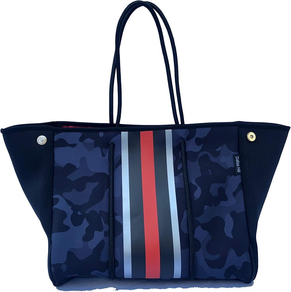 Neoprene Camo Large Bag Tote Purse Womens XLarge Totes Bags Travel Gym Studio Office Pool Beach T... | Amazon (US)