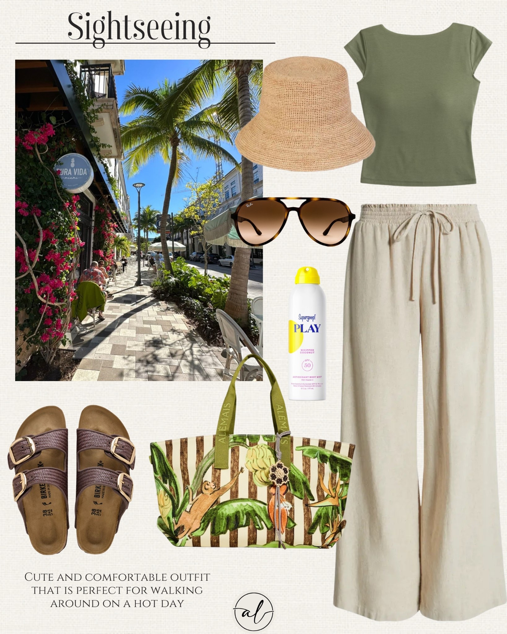 Sightseeing: cute and comfortable outfit that is perfect for walking around in a hot day 

#LTKU #LTKSeasonal #LTKootd