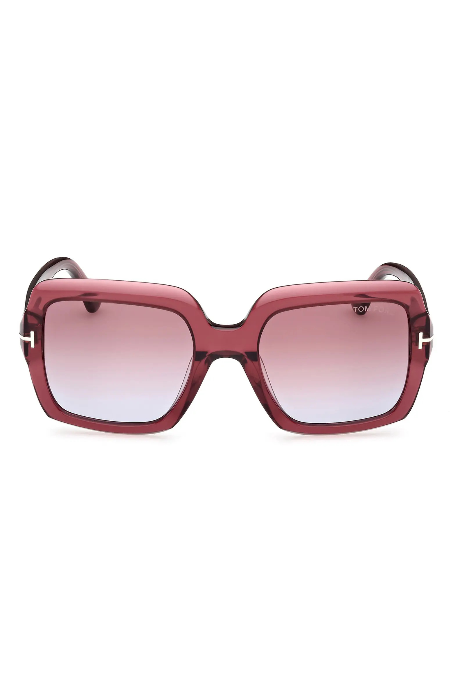 TOM FORD Kaya 54mm Square Sunglasses | Nordstrom | Nordstrom