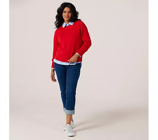 Ruth Langsford Seam Detail Jumper - QVC UK | QVC UK
