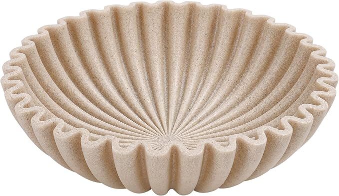 Large Decorative Bowl, Modern Handicraft Bowls for Home Decor, Decorative Fruit Bowl for Kitchen ... | Amazon (US)