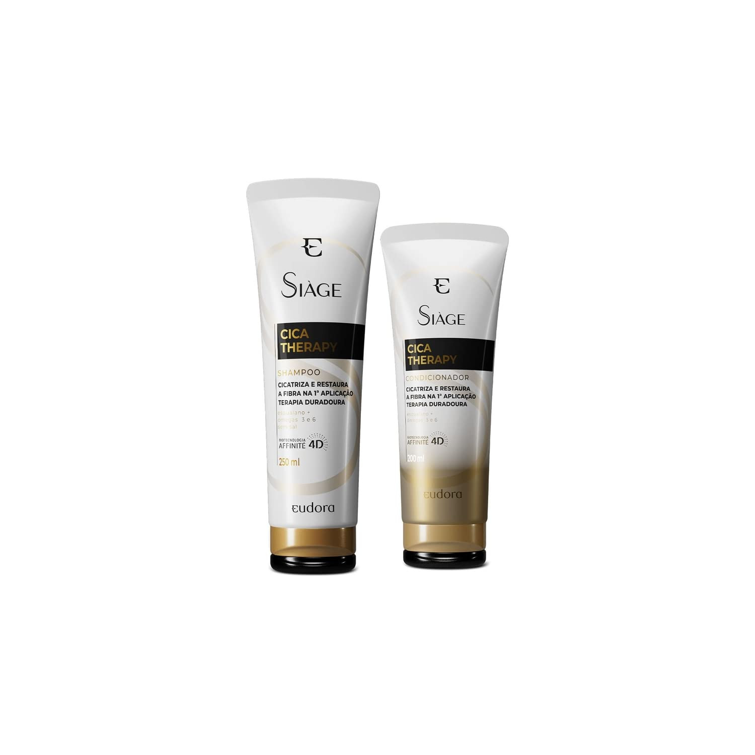 Eudora Kit Siàge Cica-Therapy: Shampoo 250ml + Condicionador 200ml | Amazon (BR)