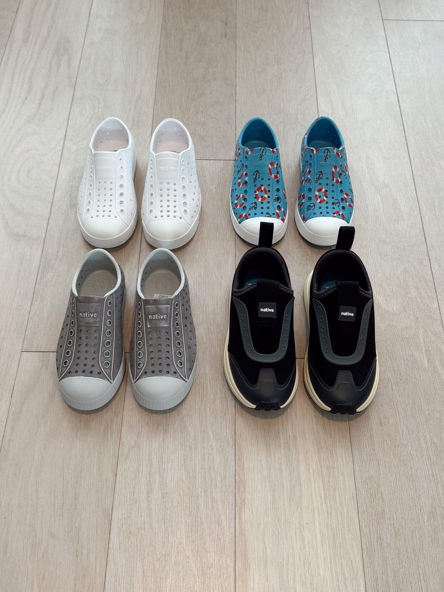 Our toddler boys summer shoe lineup for all of the water and park day activities! We shopped native last year and they quickly became his most worn shoe for the season because they are so practical🙌🏻

#LTKKids #LTKmomlife #LTKSwim