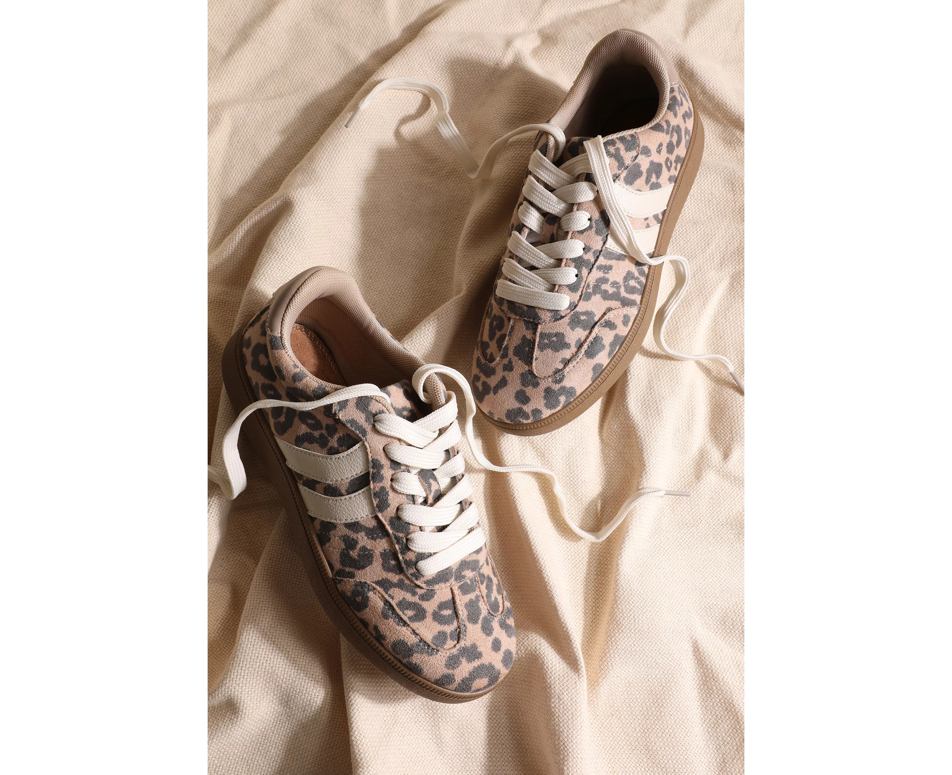 SuperCush Leopard Lace Up Sneaker | maurices | Maurices
