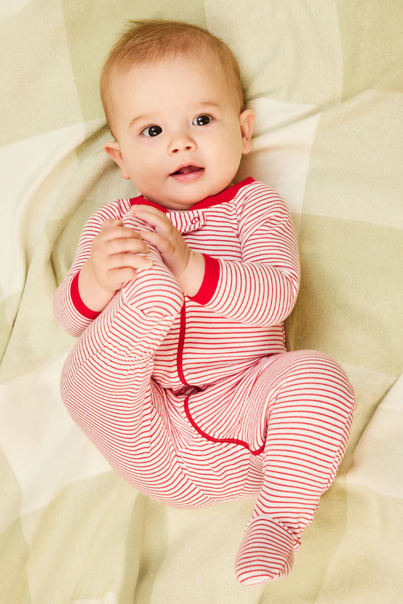 Baby Sleeper in Classic Red | Lake Pajamas