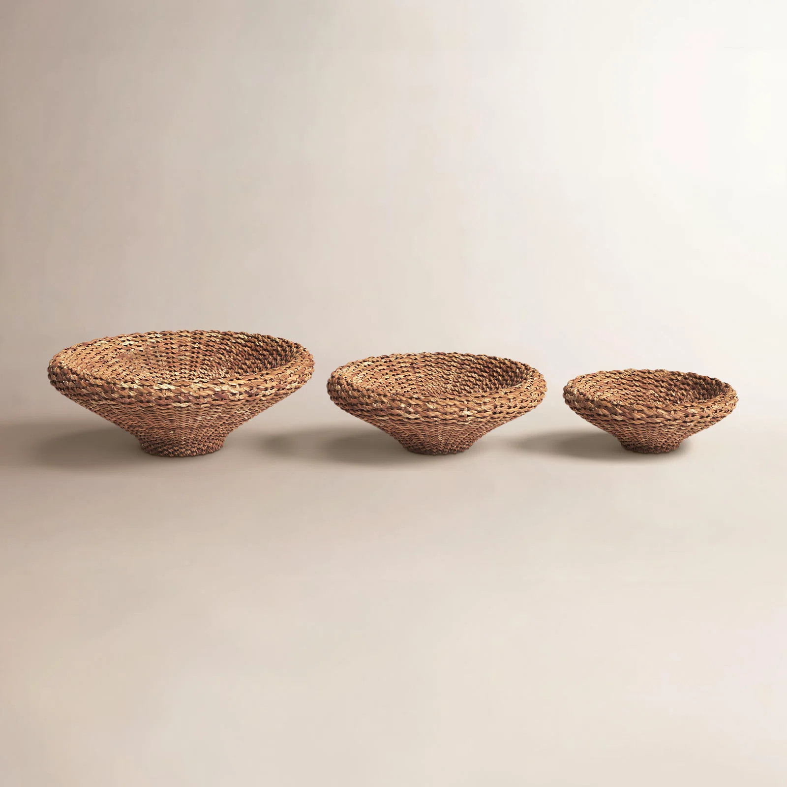 Charton 3 Piece Seagrass General Basket Set | Wayfair North America