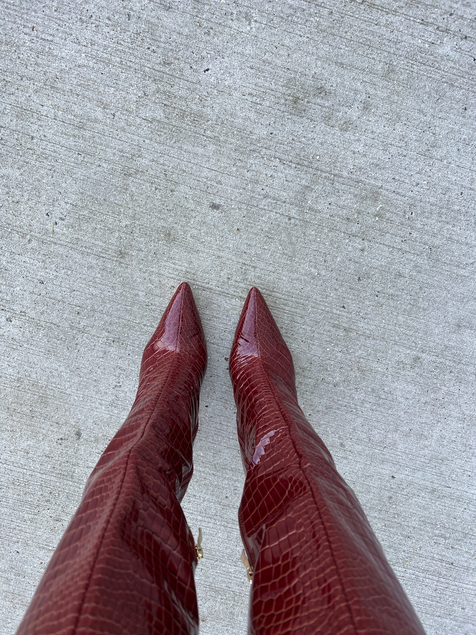 Brown boots, tan croc boots, winter boots, knee high boots

#LTKeurope #LTKstyletip #LTKshoecrush