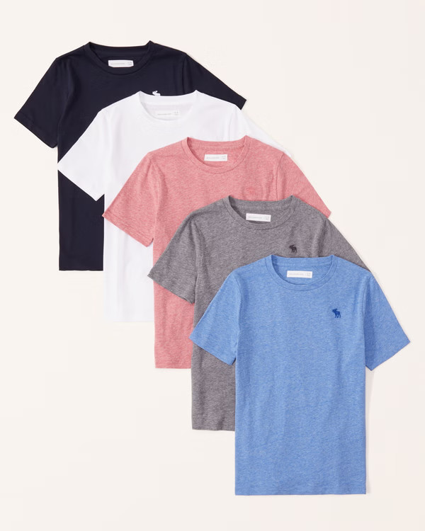 5-pack icon crew tee | Abercrombie & Fitch (US)
