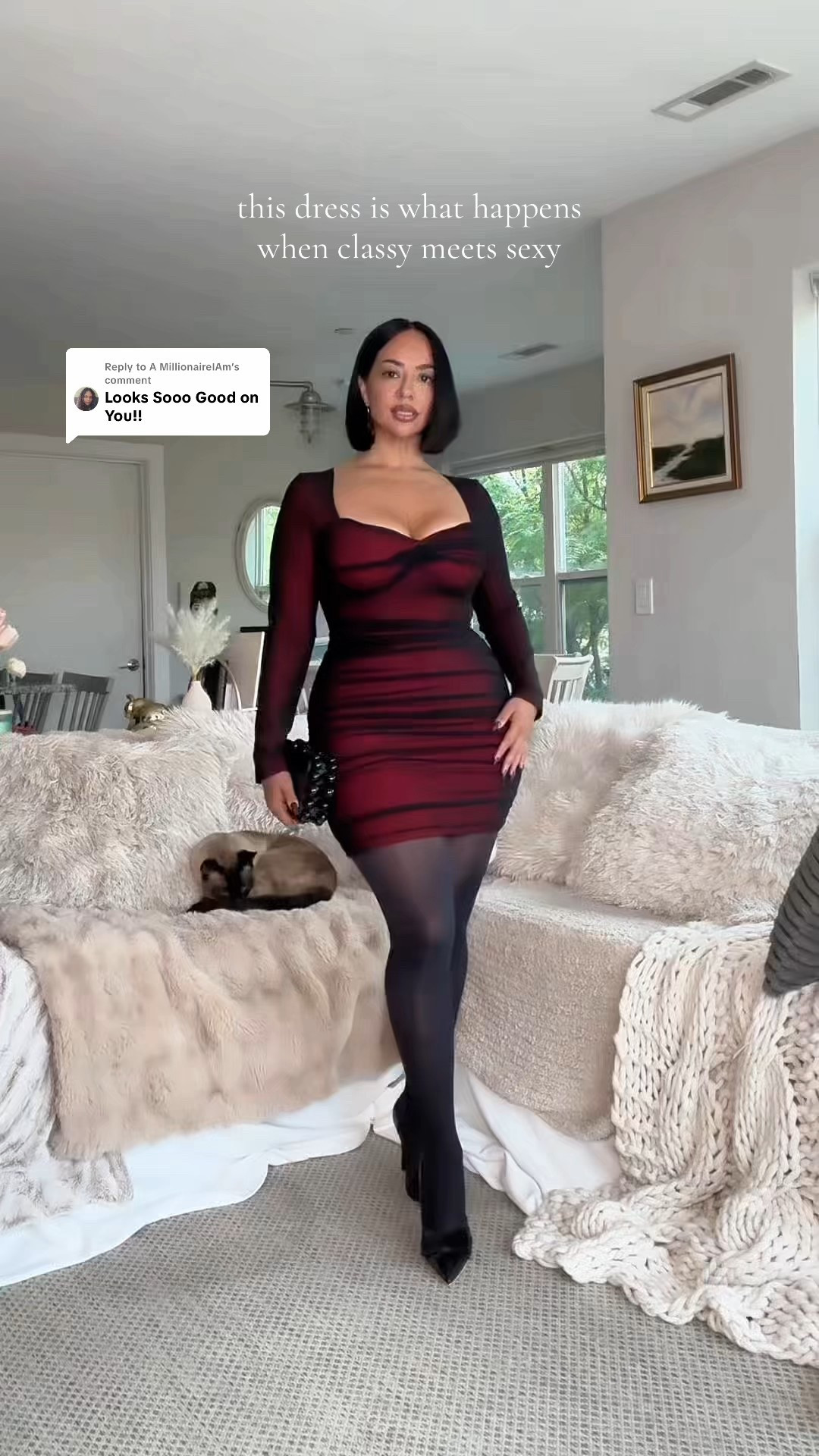 This date night dress is the perfect mix of classy and sexy ❤️ Save this one for later! 

5’3 Size 8 - Wearing a M

Fits true to size
Has stretch
Comes in multiple colors 
Double lined 

holiday party dress, Valentine’s Day outfit, mini dress, ruched dress

#LTKPetite #LTKStyleTip #LTKFindsUnder50