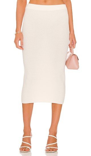 Haven Midi Skirt in White | Revolve Clothing (Global)