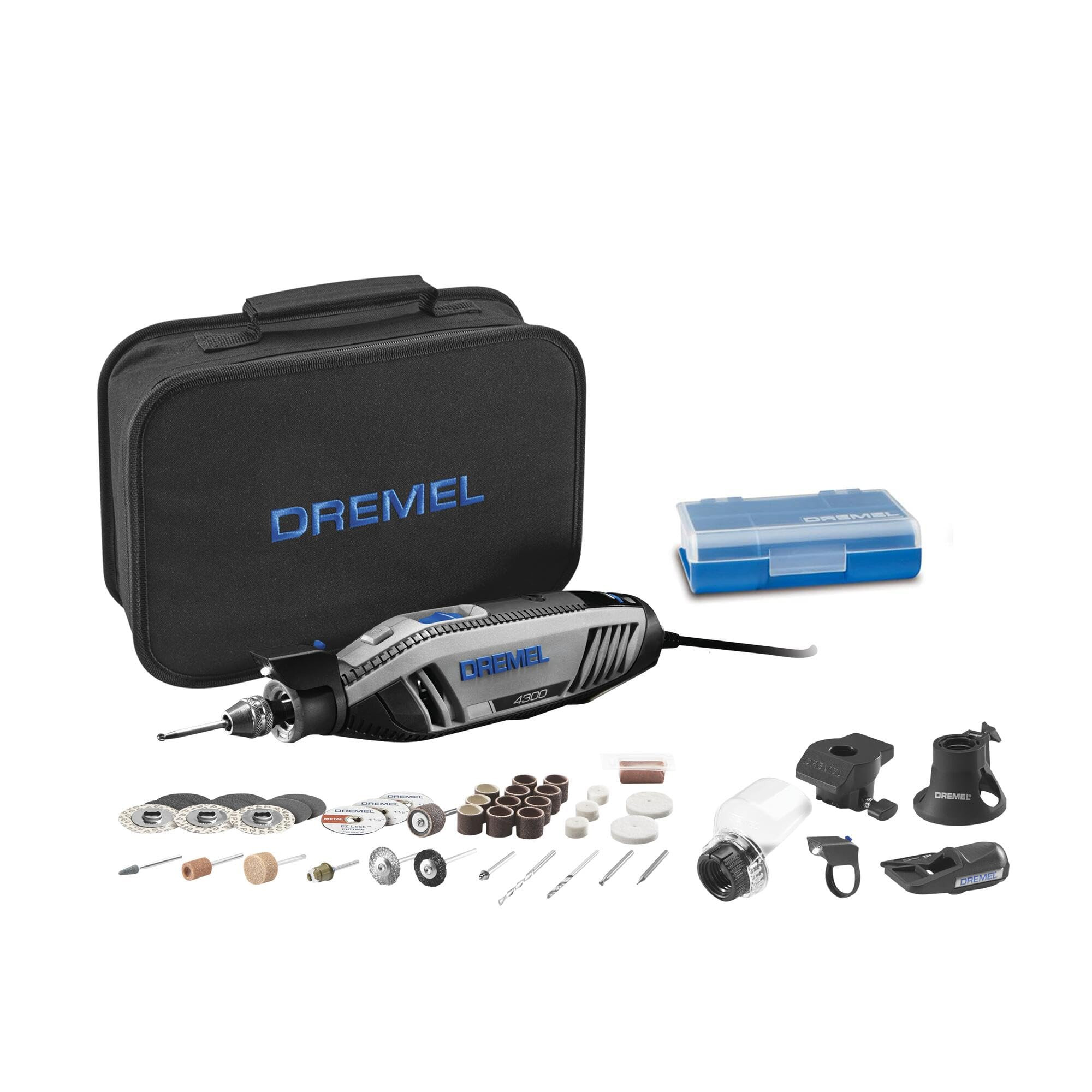 Dremel 4300-5/40 High Performance Rotary Tool Kit with LED Light- 5 Attachments & 40 Accessories ... | Amazon (US)