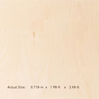 3/4-in x 2-ft x 4-ft Birch Sanded Plywood | Lowe's