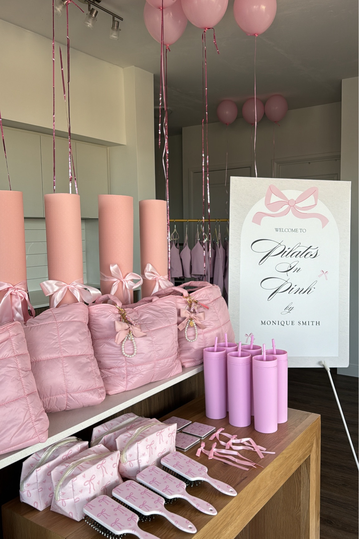 Our Pink Pilates Goodie Bags Birthday: From creating invites and signs to ordering custom sets, packing goodie bags, and setting up the venue, it’s all coming together. Stay tuned for the full reveal!"

#LTKgiftguide #LTKcanada #LTKwinter