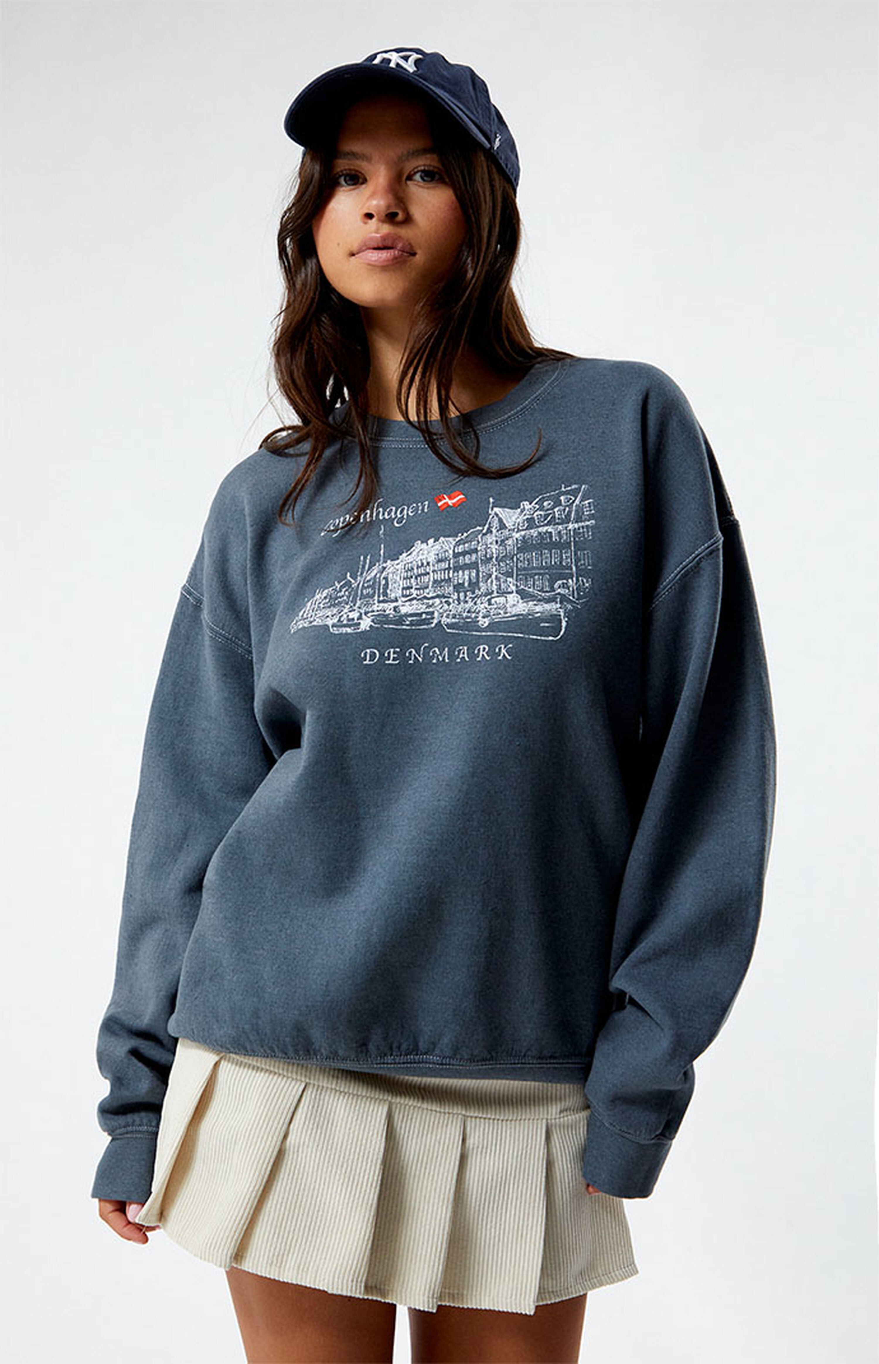 Golden Hour Copenhagen Denmark Crew Neck Sweatshirt | PacSun