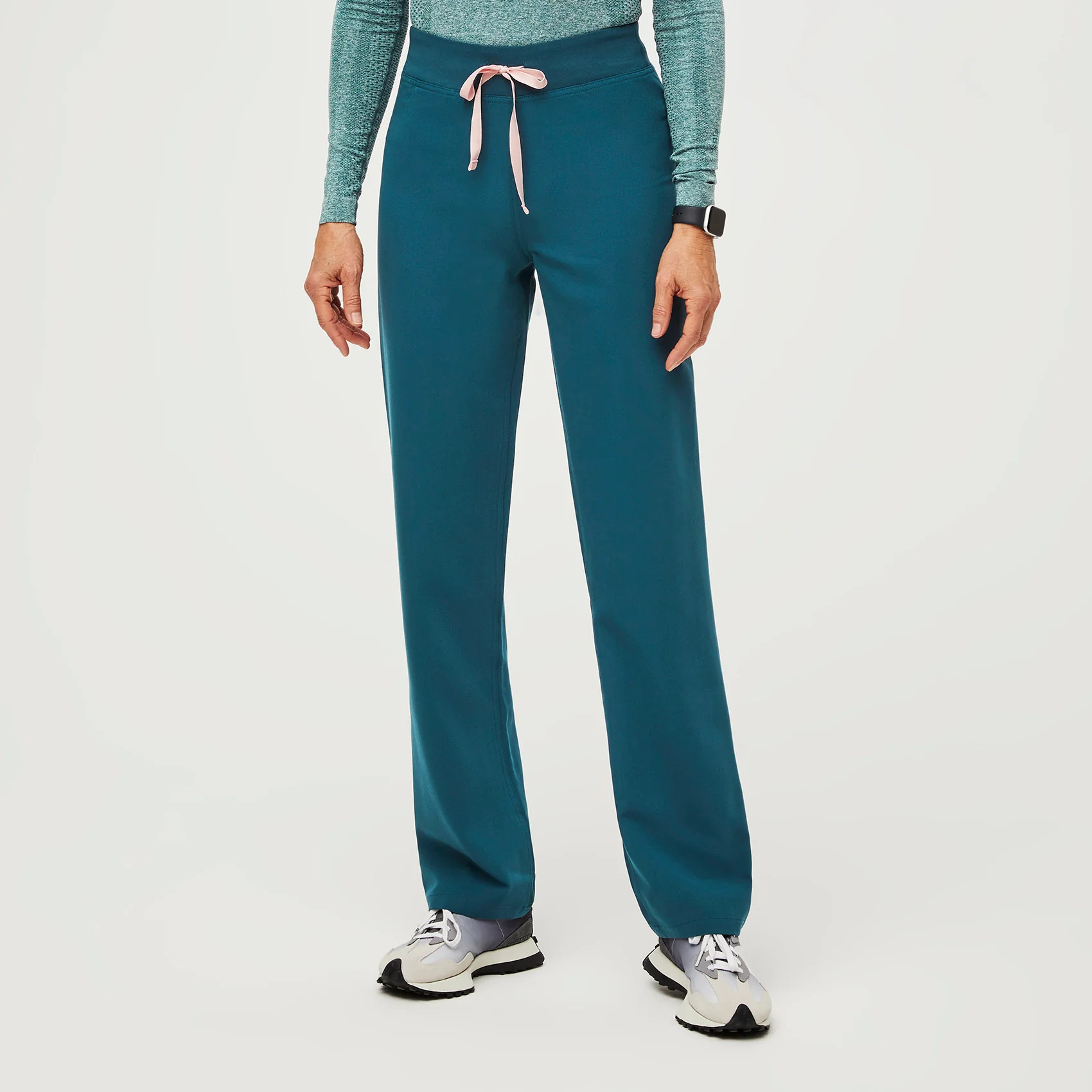 Women’s High Waisted Livingston™ Scrub Pants - Caribbean Blue · FIGS | FIGS