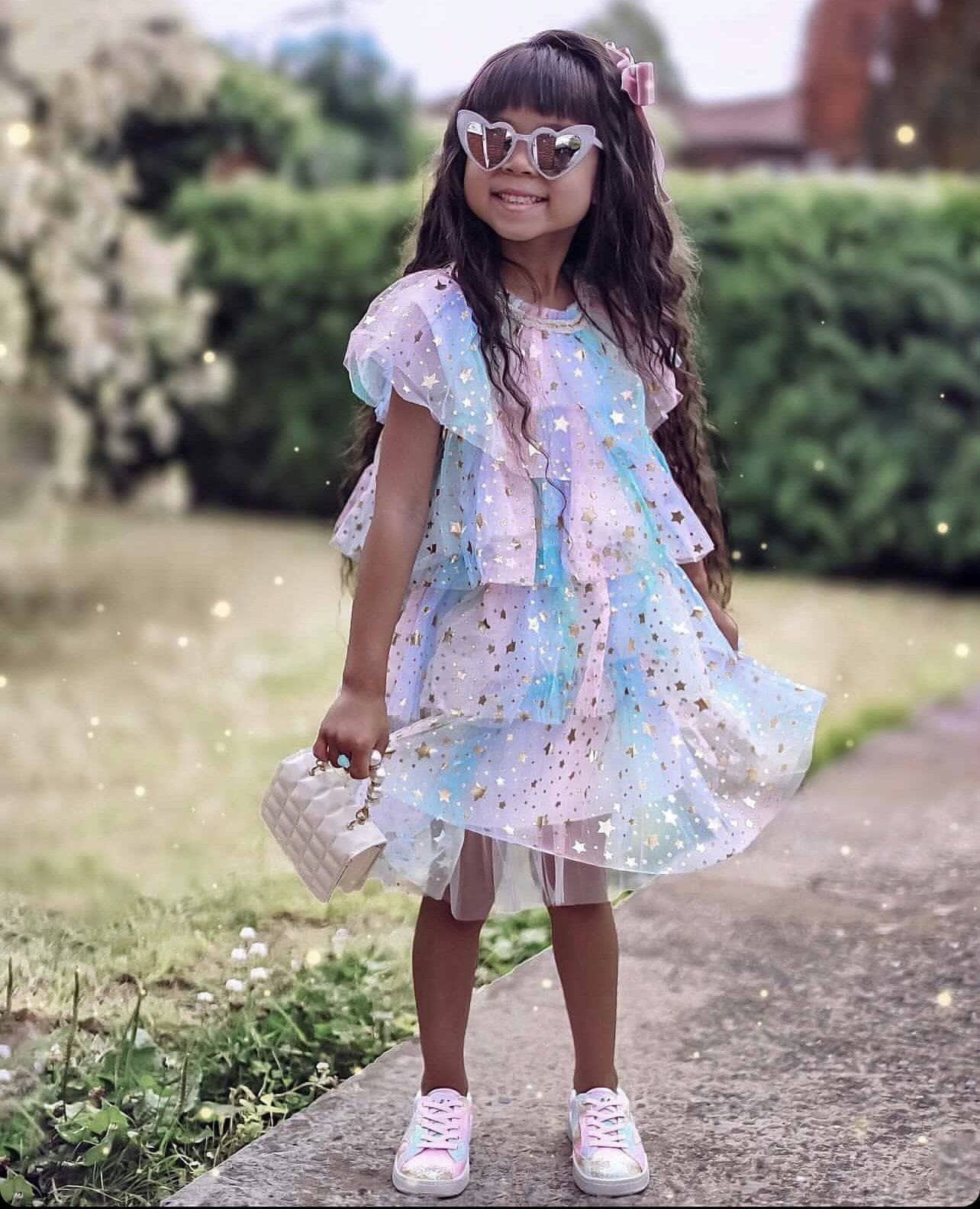 Pastel Stars Dress | Lola + The Boys