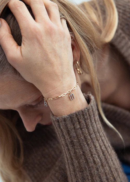 Diamond Charm Bracelet (Made To Order) | Otiumberg