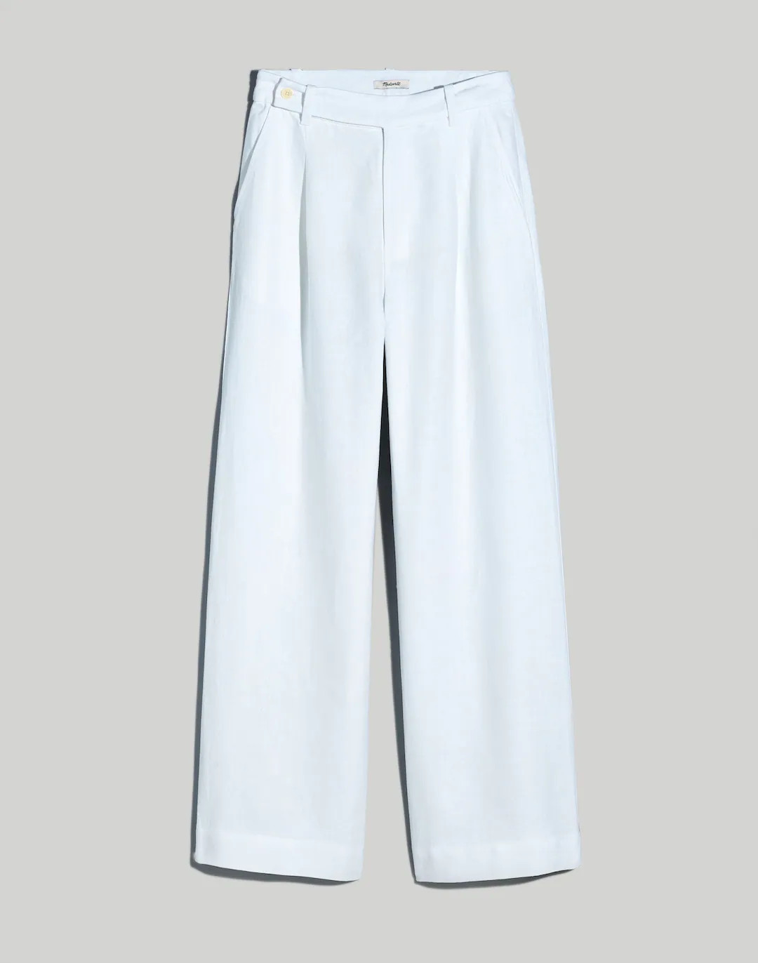 The Harlow Wide-Leg Pant in 100% Linen | Madewell