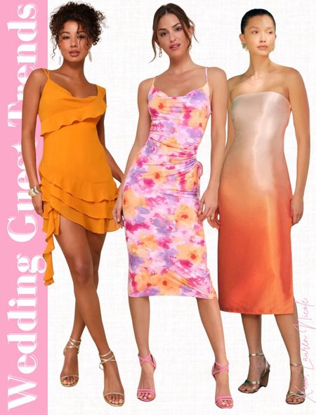 Summer wedding trends: floral dress + ombré anything. 

Summer wedding 
Ombré dress
Summer mini dress 
Orange dress
#LTKwedding 
#LTKparties

#LTKtravel #LTKfindsunder100 #LTKstyletip