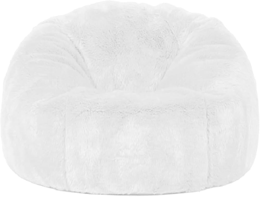 Bean Bag Chairs for Adults Kids(no Filler),2.3-5ft Fluffy Fur Pouf Sofa Cover Bean Bag Chair Couc... | Amazon (CA)