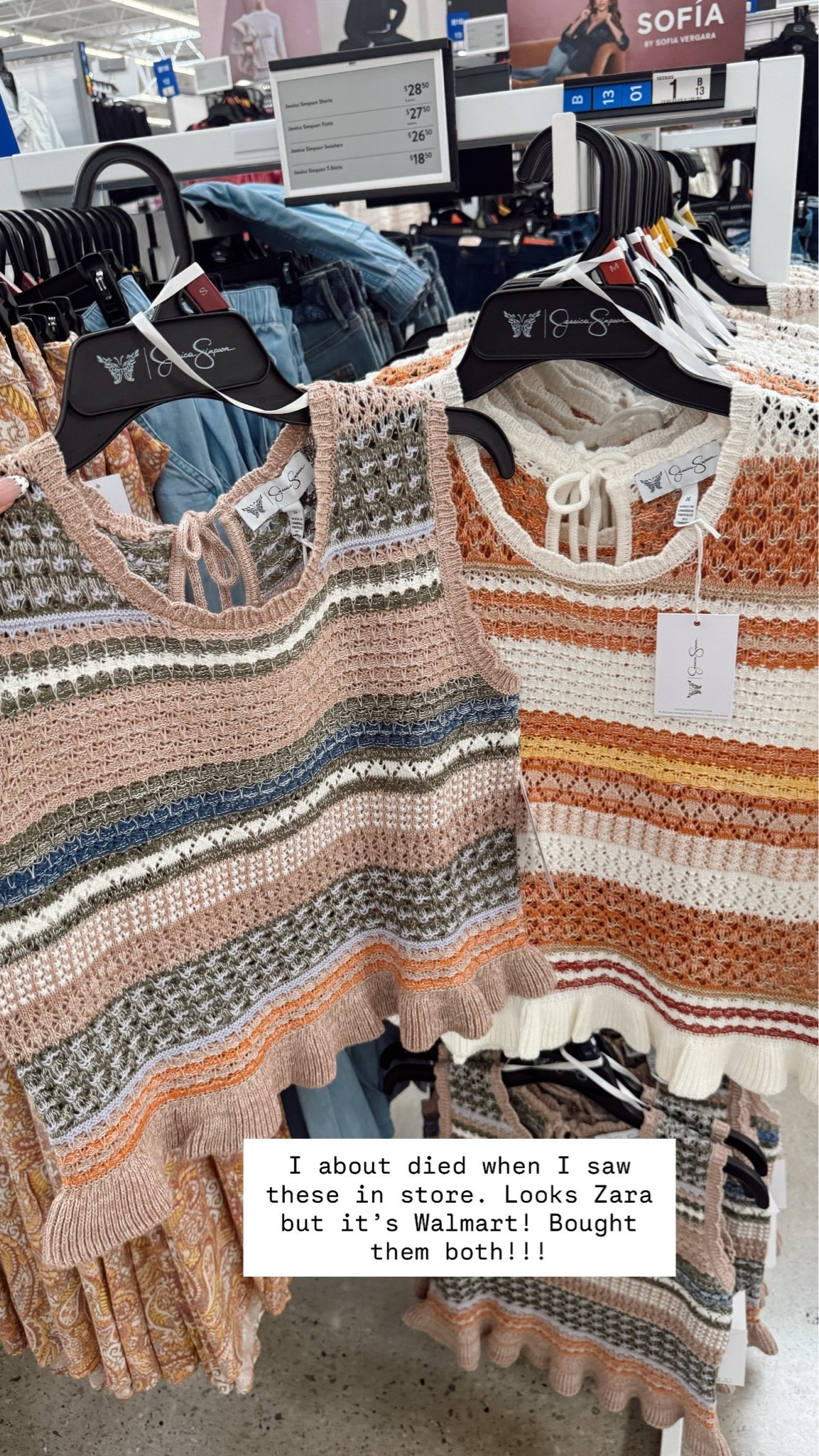These tanks look identical to Zara but it’s Walmart!!!!! 
I bought both in small, my tts

#LTKdayinmylife #LTKmomlife #LTKgrwm
