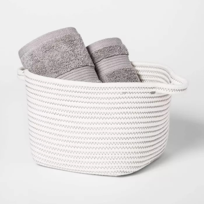Bath Basket Small Crate Off White - Threshold™ | Target