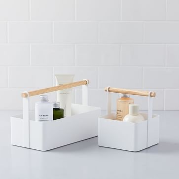 Wood Handle Bath Caddy | West Elm (US)