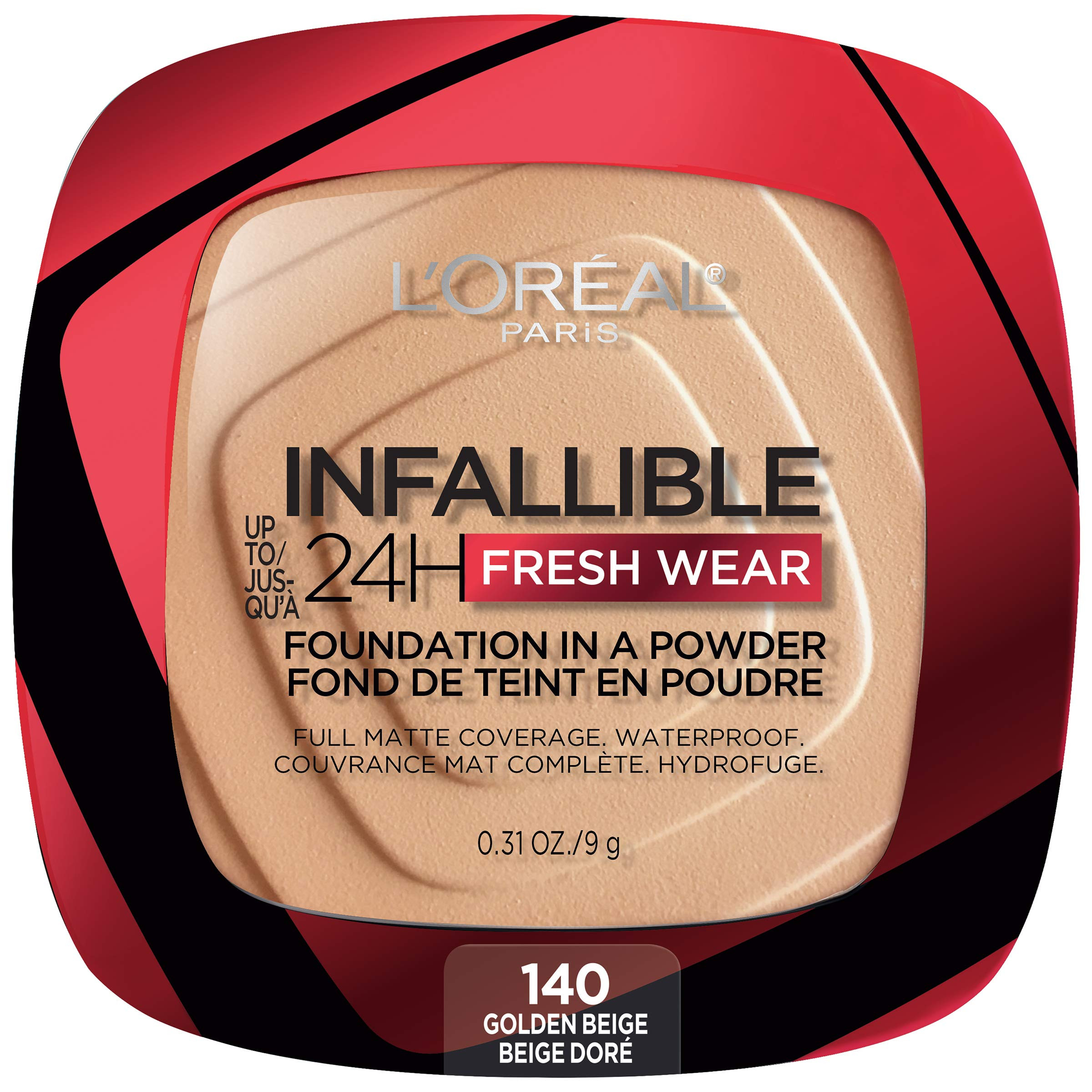 L'Oreal Paris Makeup Infallible Fresh Wear Foundation in a Powder, Up to 24H Wear, Waterproof, Go... | Amazon (US)