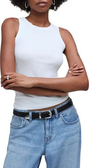 Supima® Cotton Rib Cutaway Tank | Nordstrom