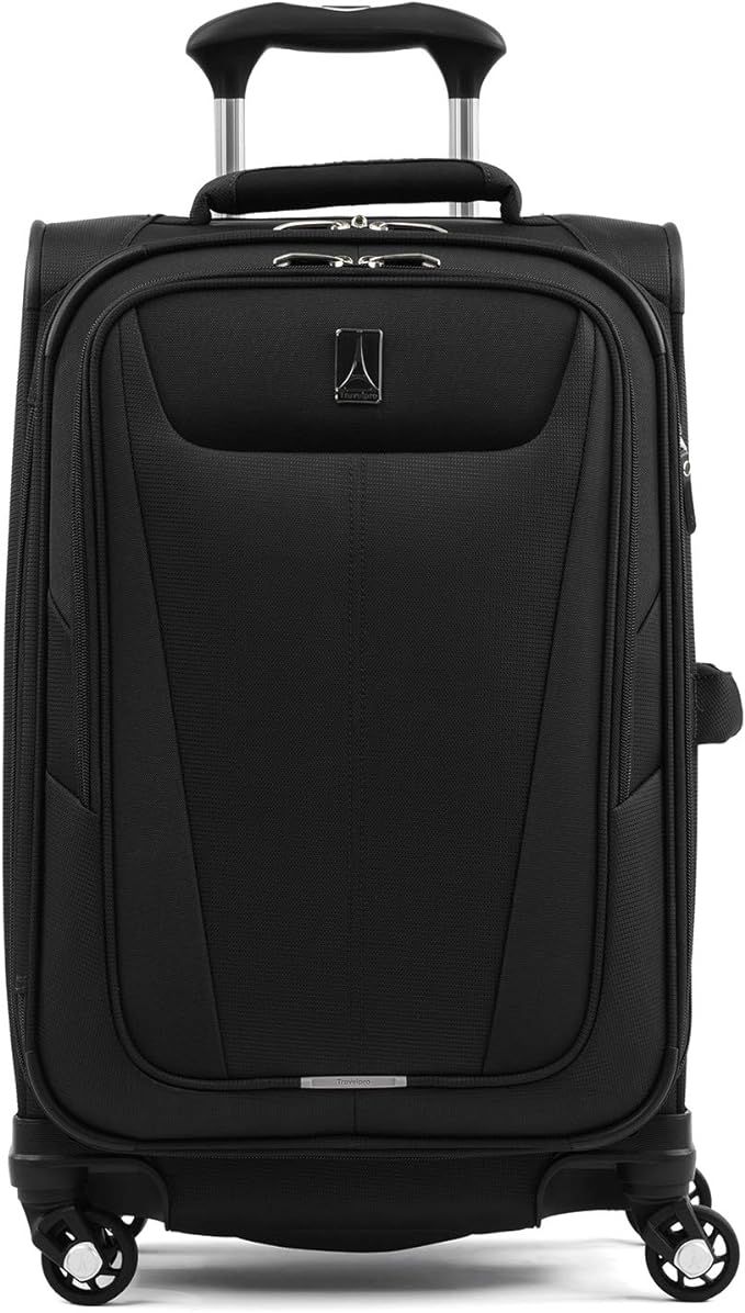 Travelpro Maxlite 5 Softside Expandable Spinner Wheel Luggage, Black, Carry-On 21-Inch | Amazon (US)