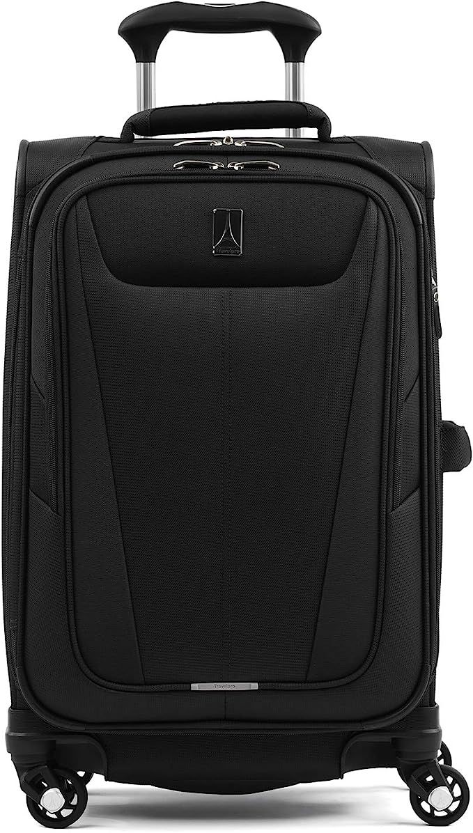 Travelpro Maxlite 5 Softside Expandable Spinner Wheel Luggage, Black, Carry-On 21-Inch | Amazon (US)