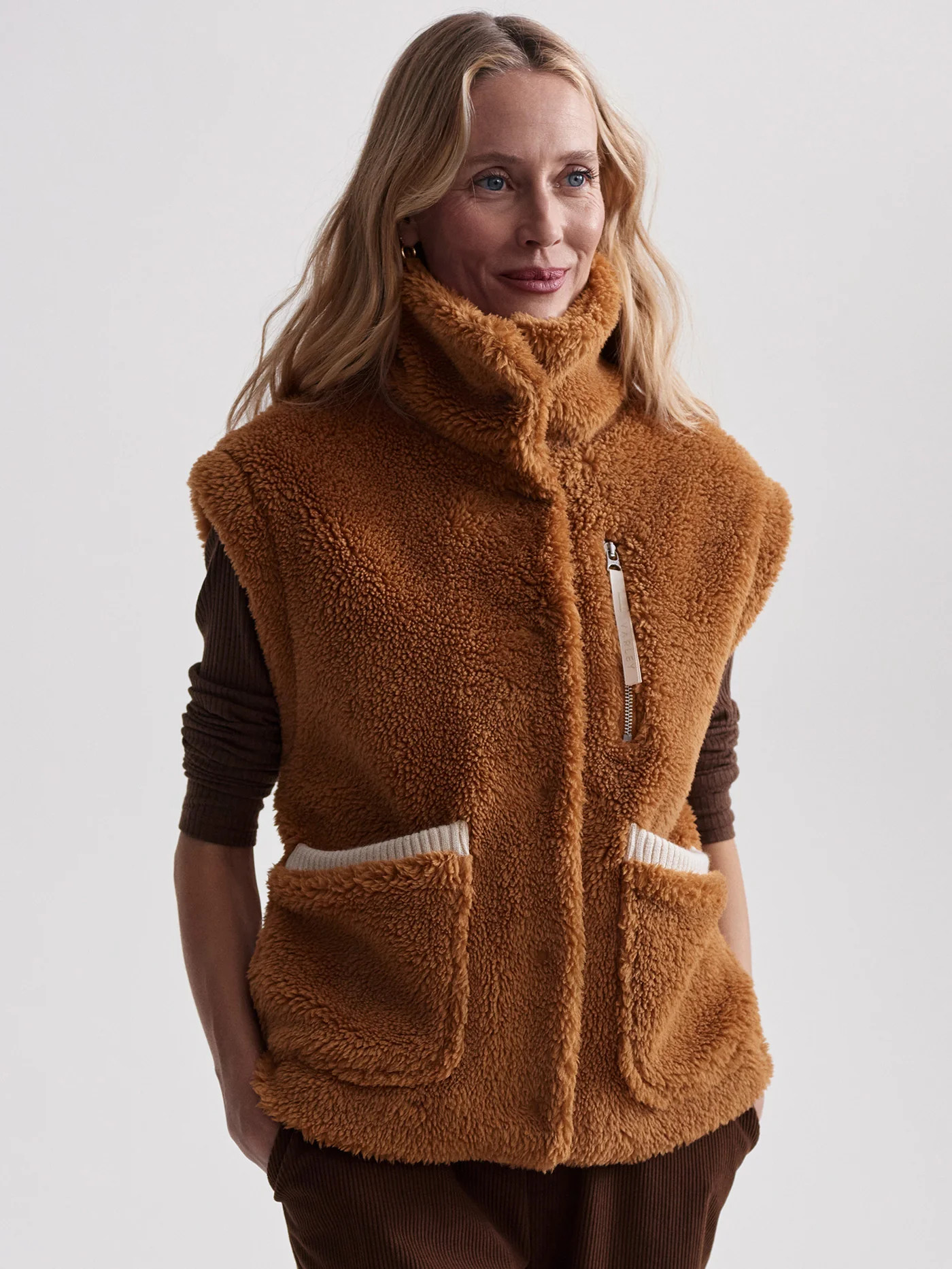 Balter Relaxed Sherpa Gilet | Varley US
