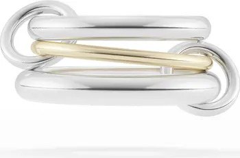 Amaryllis Mixed Metal Linked Stack Ring | Nordstrom