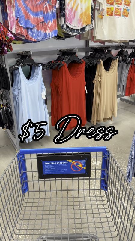 $5 comfy tank dress at Walmart! 

#LTKBeauty #LTKSeasonal #LTKStyleTip