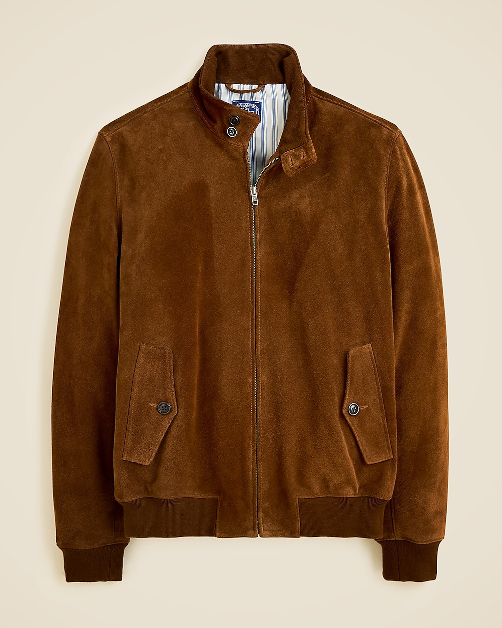 Harrington jacket in Italian suede | J. Crew US