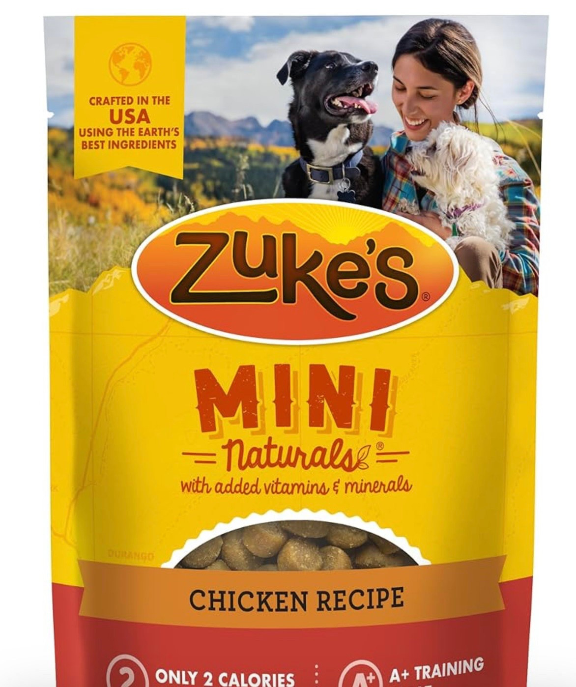The best training treats. Great flavor options small enough to give several and not have to worry about too many.