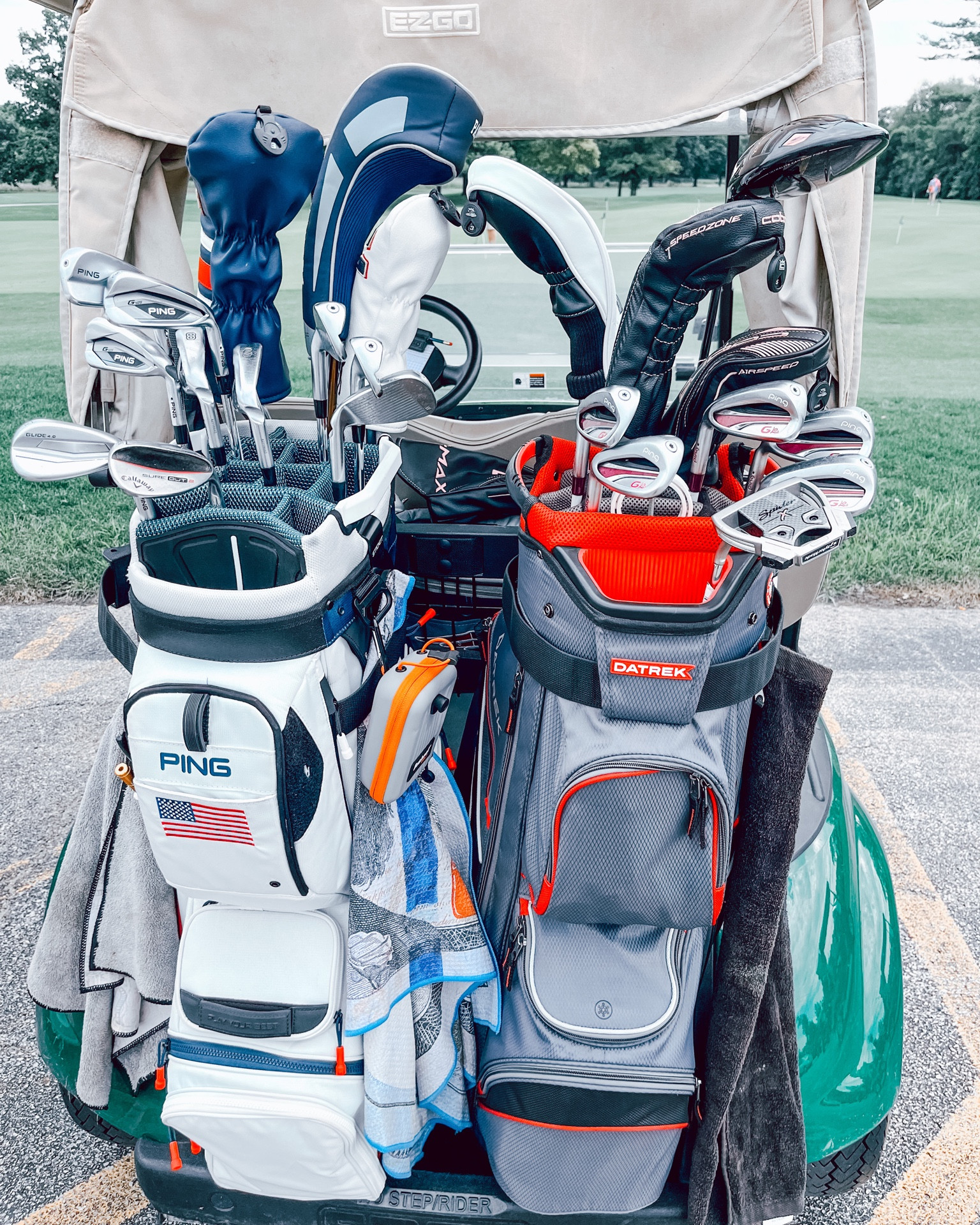 Scramble time! Starting to feel like fall golf and I couldn’t be happier! 

#golf #giftguide #giftsforhim 

#LTKFitness #LTKunder100 #LTKmens