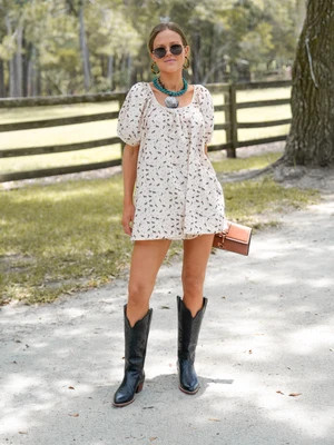 The Madeline Set - Wild West Cream | Darling Loungewear
